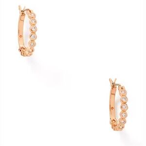 Kate Spade full circle Huggies - rose gold